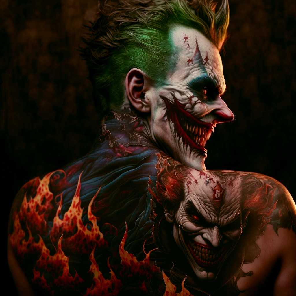 The Joker: Tattoo by in-the-mind-of-ai on DeviantArt