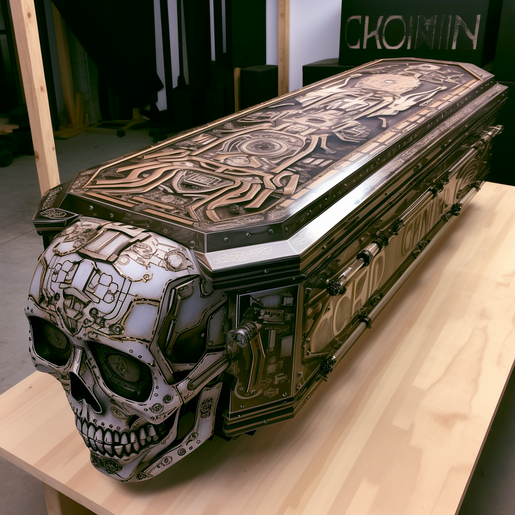 Tech Coffin Coffin by in-the-mind-of-ai on DeviantArt