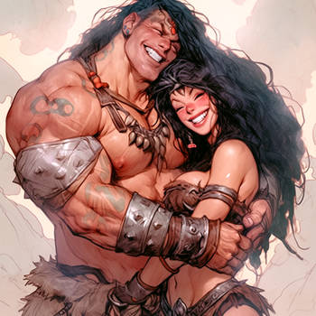 Barbarian Couple: Tew and Maude