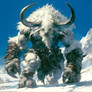 Frosty: yeti minotaur