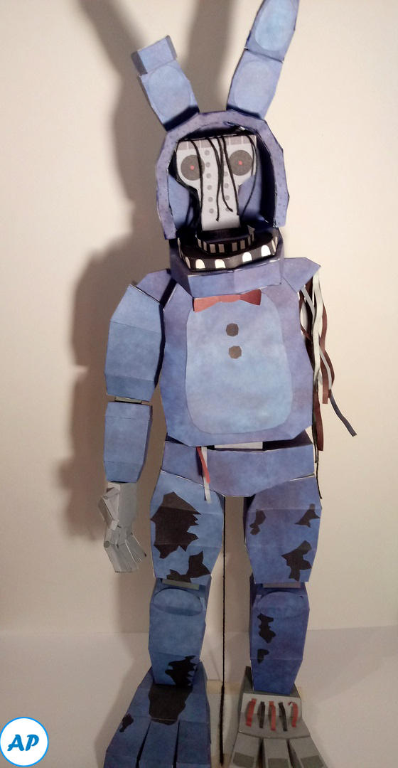 Withered Bonnie papercraft by azamatasd402 on DeviantArt