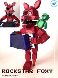 Rockstar Foxy papercraft