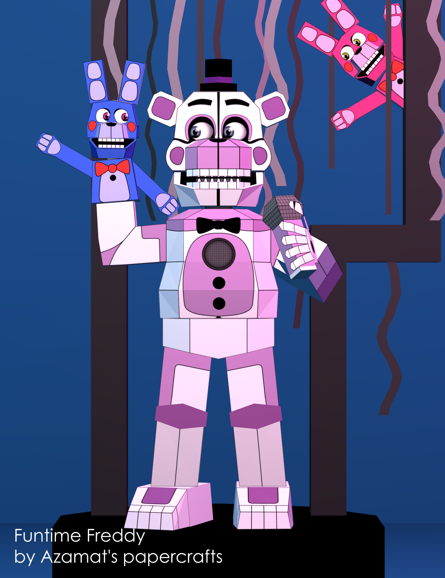 UCN Funtime Chica  Model by BlackiieFimose on DeviantArt