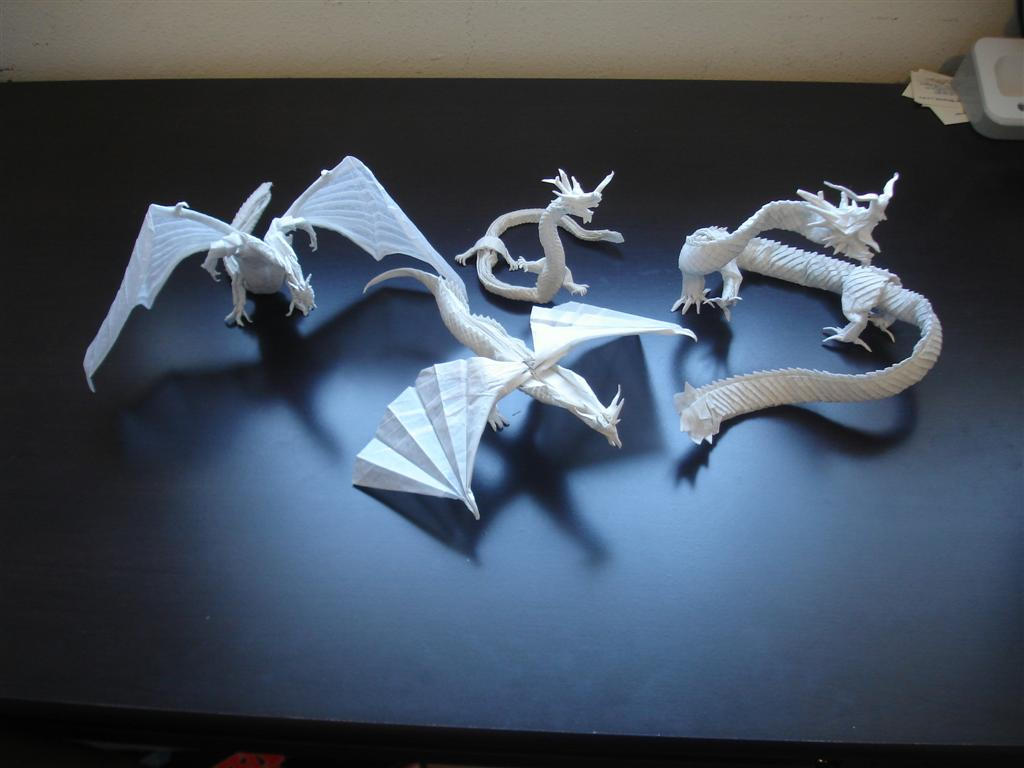 Mega Complex Origami Dragons by origami-artist-galen on DeviantArt