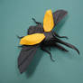 Origami Hercules Beetle