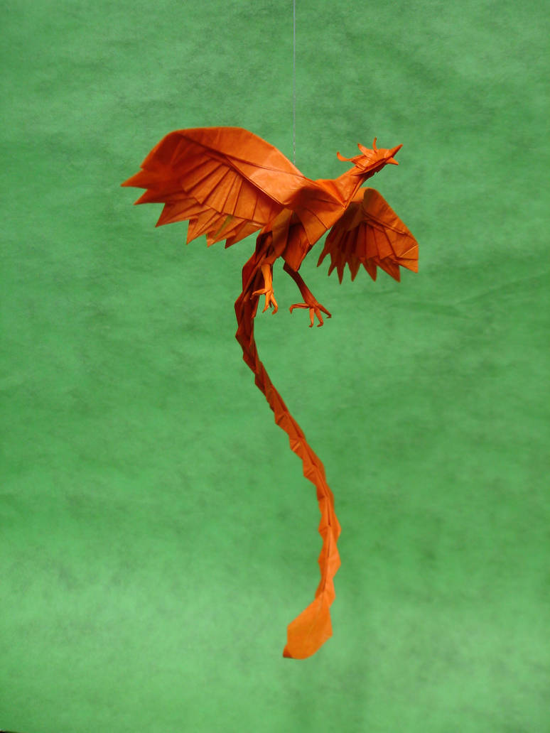 Origami Phoenix by origami-artist-galen on DeviantArt
