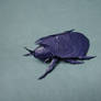 Origami Rhinoceros Beetle