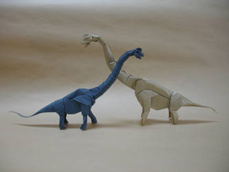 Origami Brachiosaurs