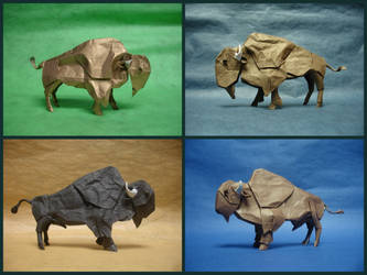 Origami Bison