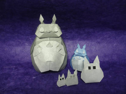Origami Totoros!