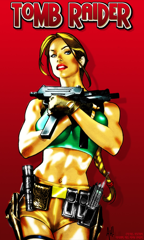 Lara Croft - colored