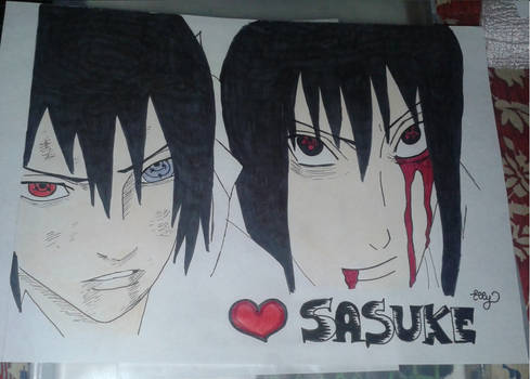 Sasuke Uchiha eyes