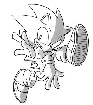 Modern Sonic sketch