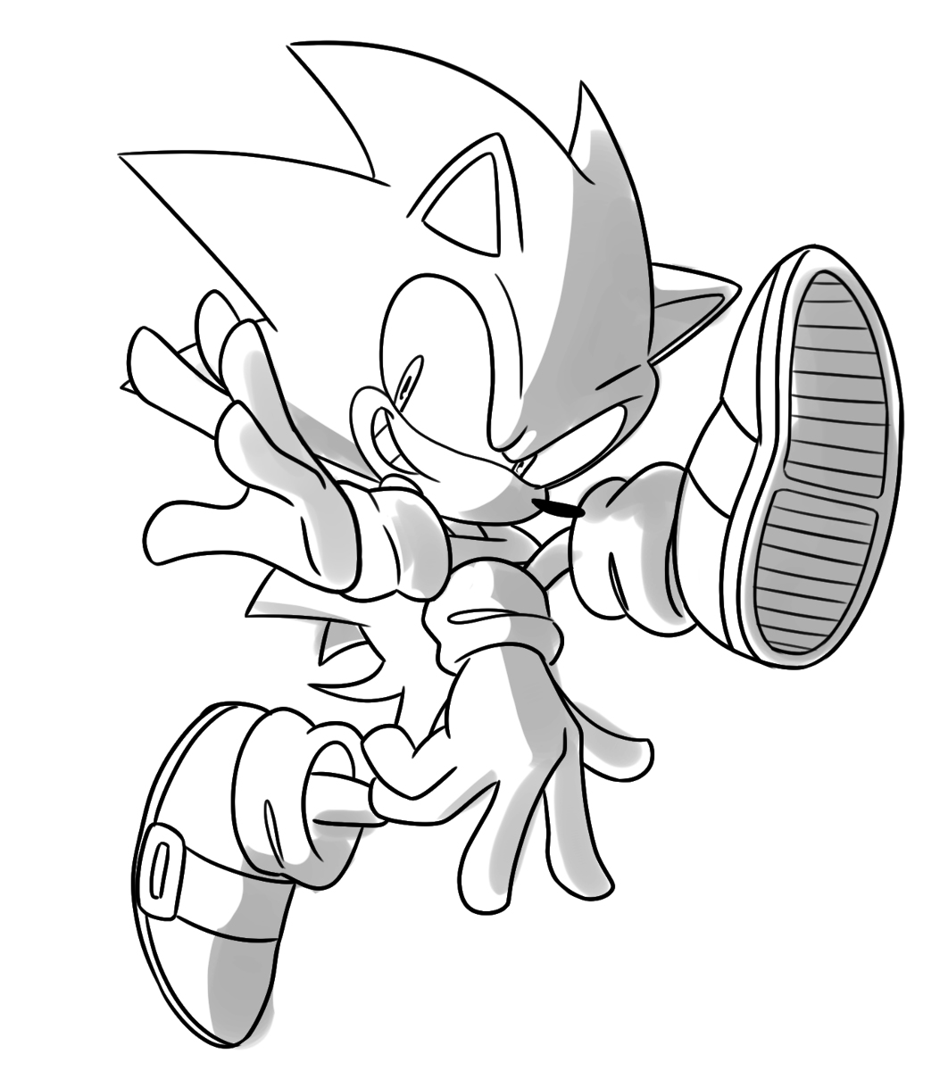 Modern Sonic sketch by KeyBlack-Art on DeviantArt