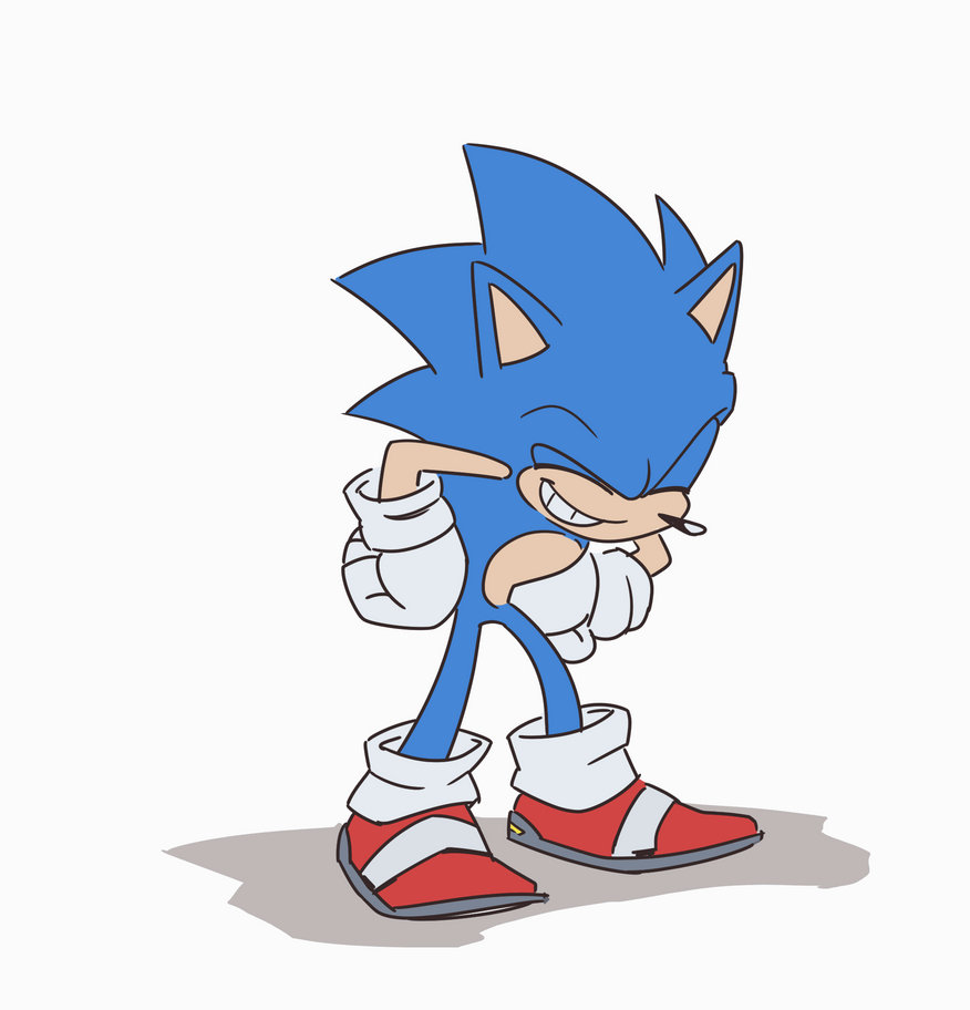 Sonic Laugh by KeyBlack-Art on DeviantArt