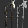 Halbard And Sword Set