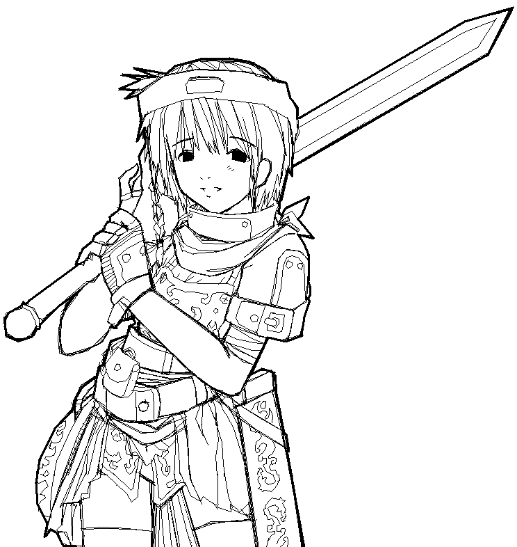 Anime Sword Girl by rpgkid on DeviantArt Anime Sword Girl by rpgkid on DeviantArt
