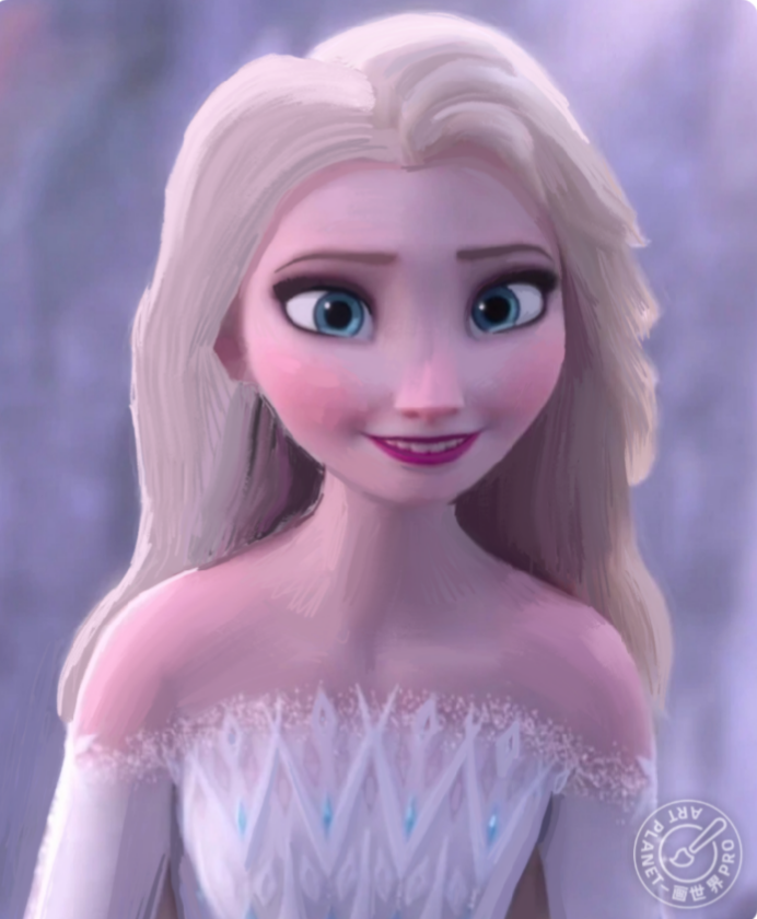 Elsa Diffuse Disney Frozen-An Highly Realistic Doodle Of Elsa by BlueiPhranx on ...