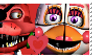 FNAF-Rockstar Foxy x Funtime Chica Stamp