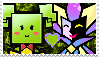 Mario-Dimentio x Mimi Stamp by IFazbear14I