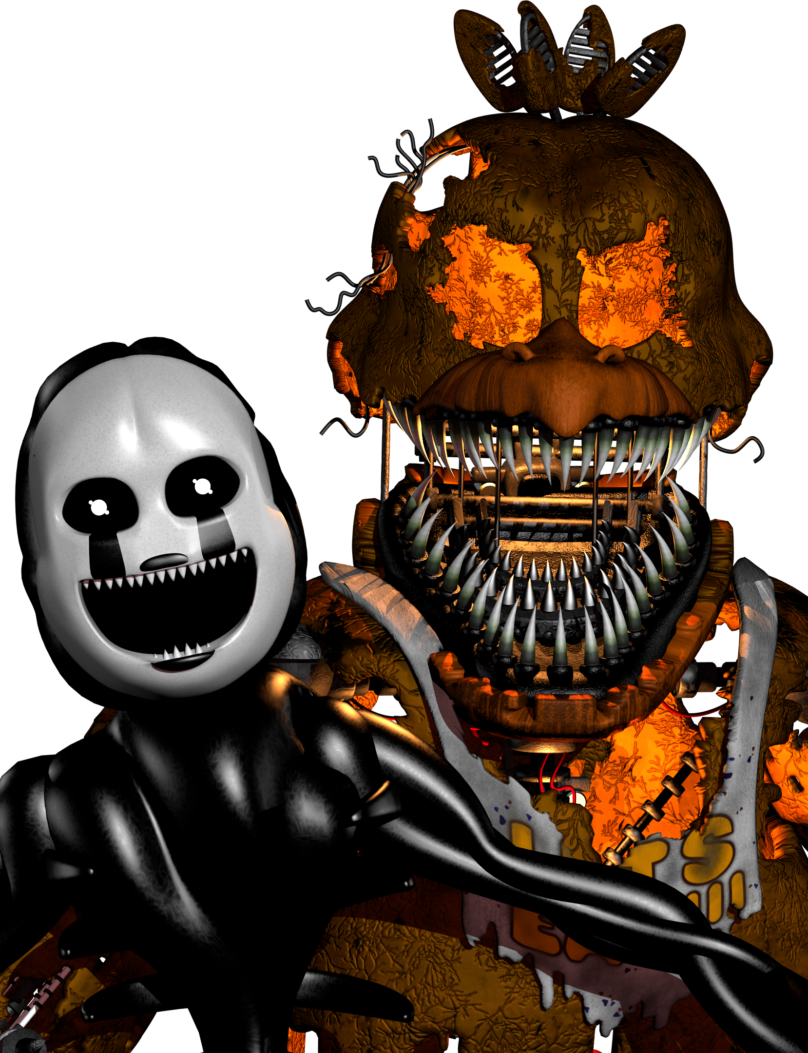 Nightmare Fredbear's UCN Icon Remake by luizcrafted on DeviantArt