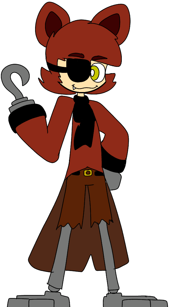 Withered foxy the pirate Fnaf dibujos, Dibujos, Figuras de goku