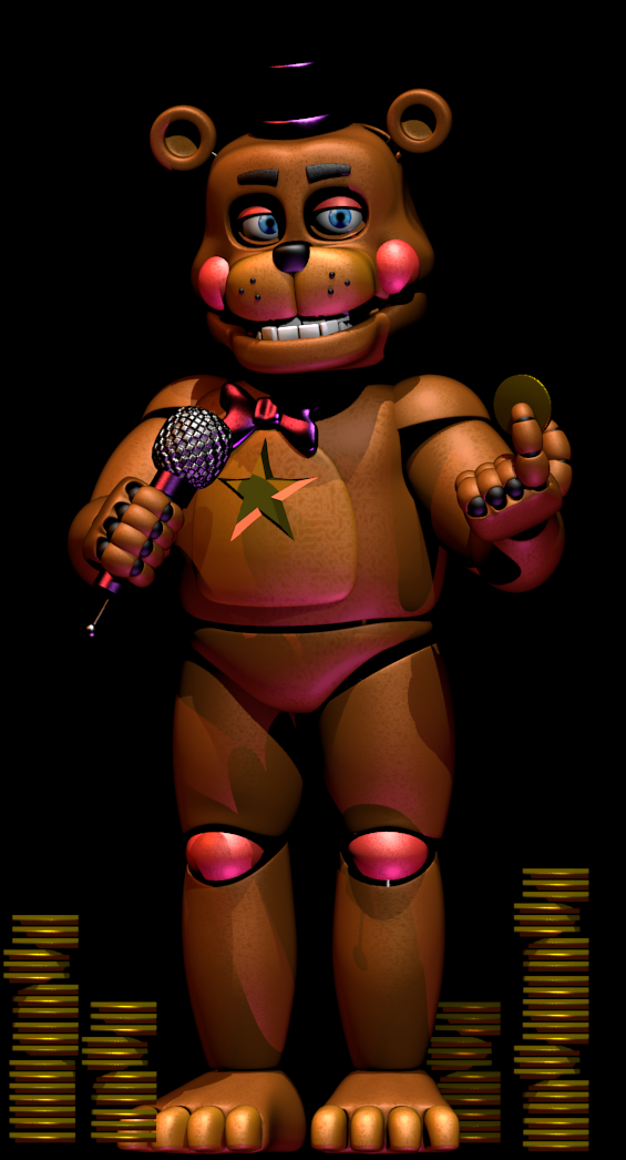 ManuPeDel on X: Rockstar Freddy UCN Render Recreation. Model by