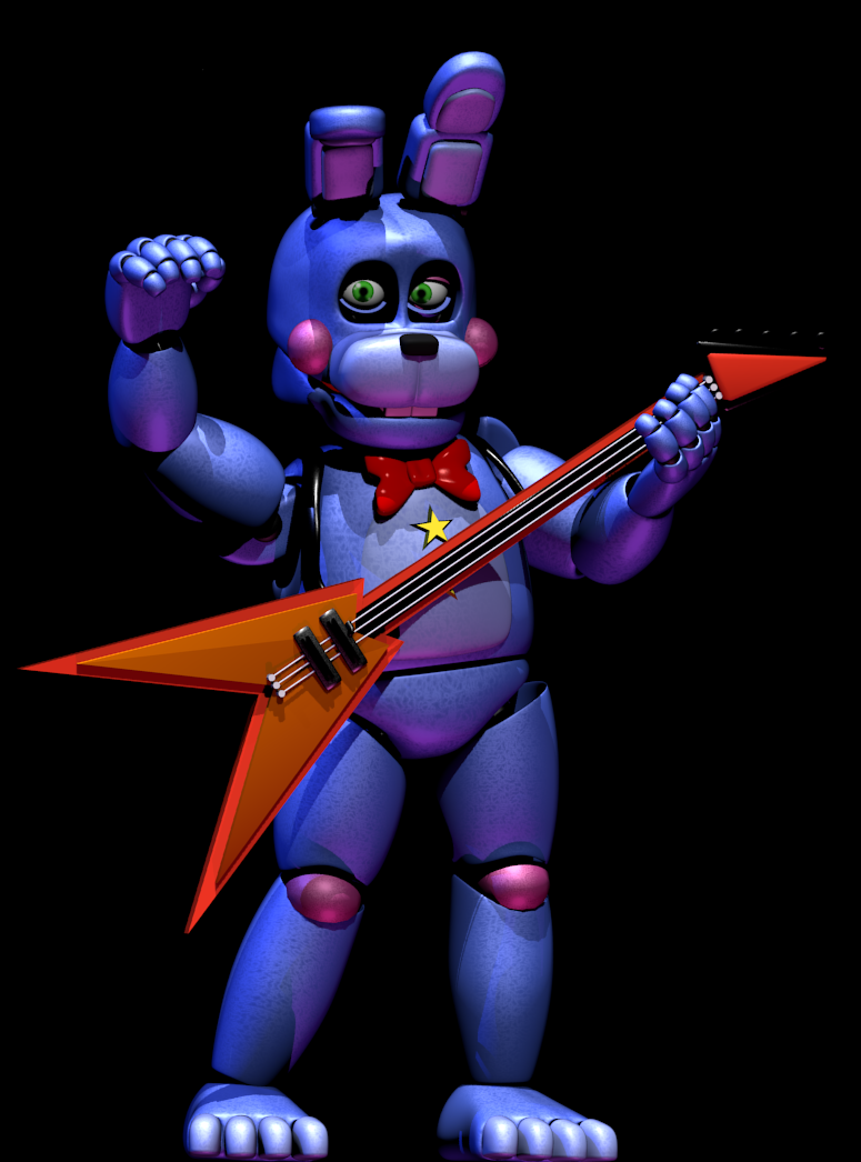 u/TickTockGJ's Toy Bonnie Full Body [Blender Render] : r/fivenightsatfreddys