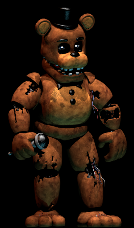 Withered Freddy practice render (Blender 2.79)