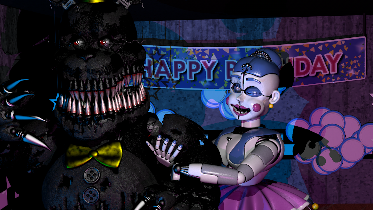 wallpapers How To Draw Nightmare Ballora c4d fnaf ballora x nightmare entry by