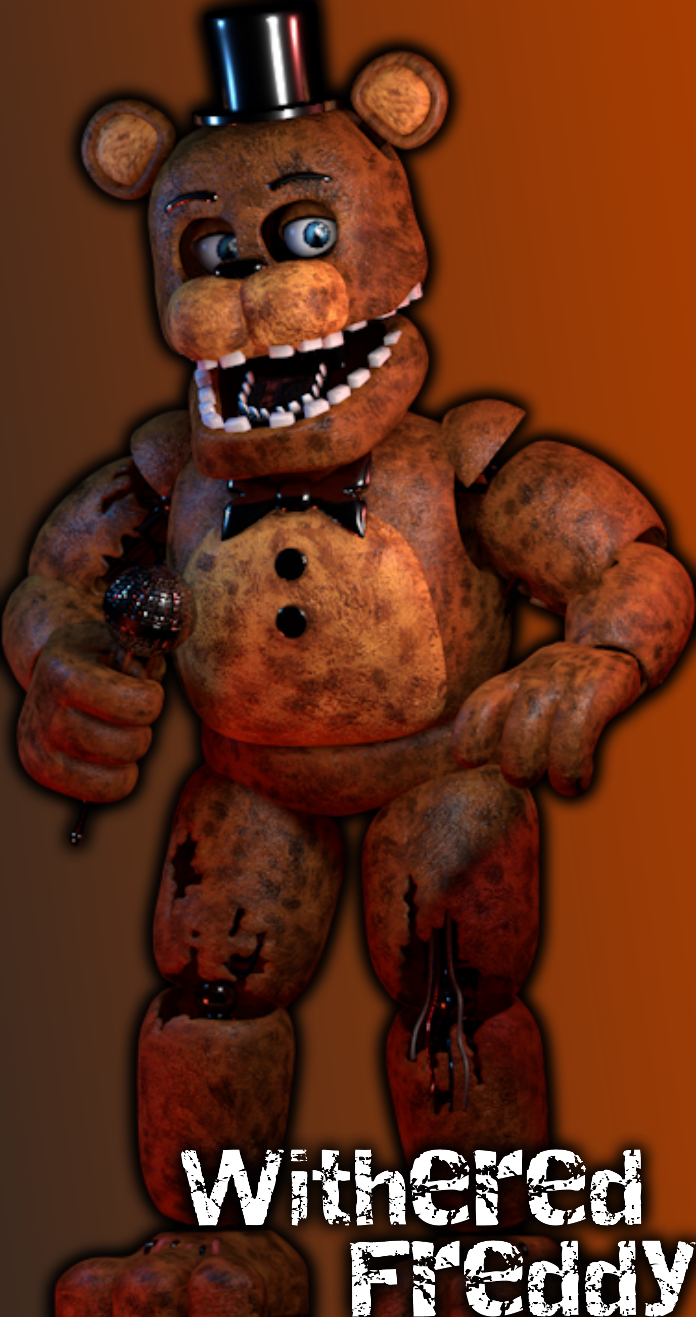 FNaF C4D  FNaF 2 Withered Freddy Pose Remake by BrussPictures on DeviantArt