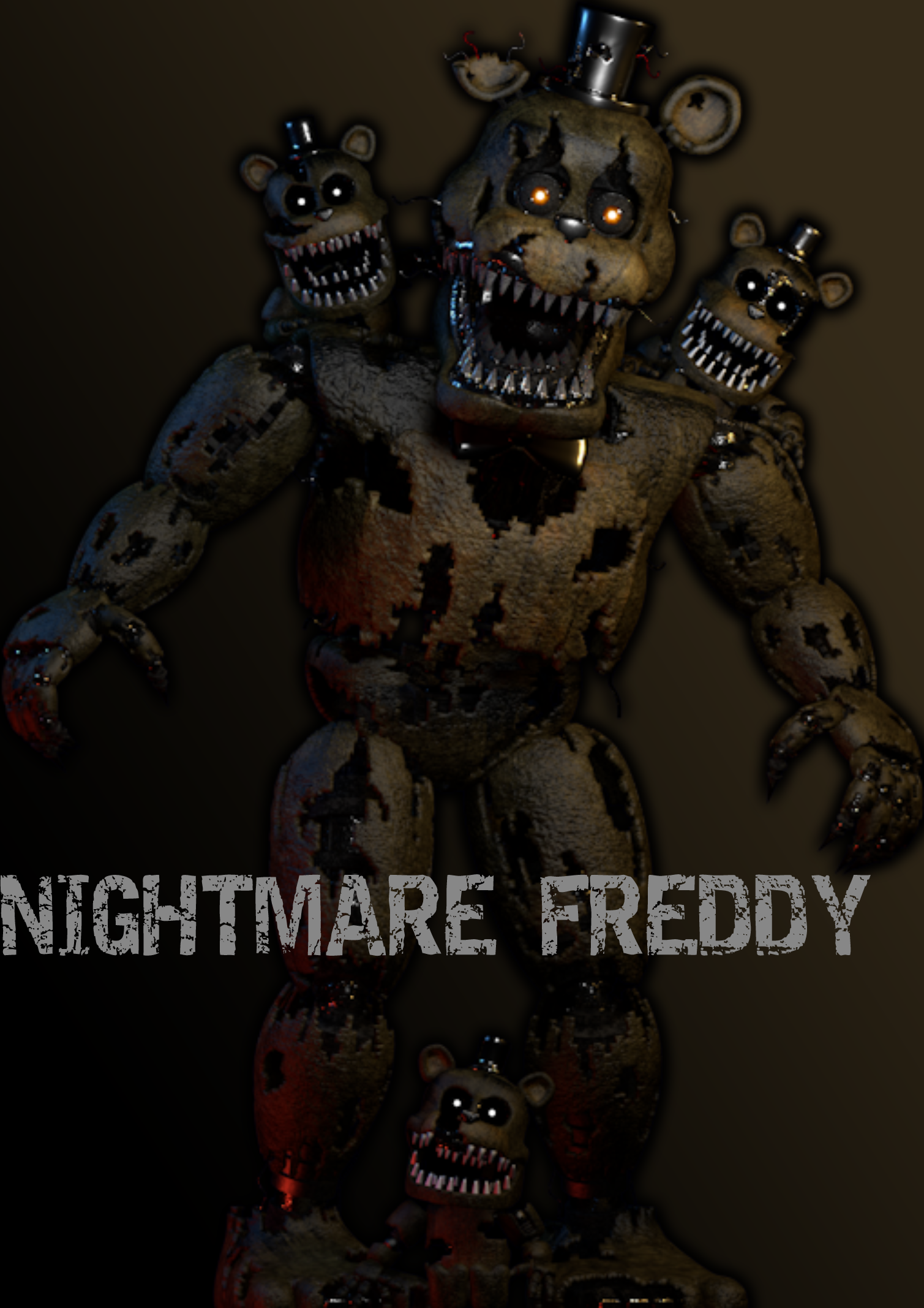 FNaF 4 Edit Nightmare Shadow Freddy by Leftylol on DeviantArt