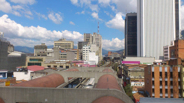 Estacion metro Medellin, (San Antonio)