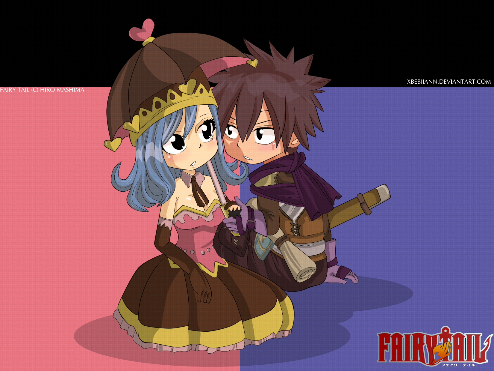 (Fairy Tail) Gray x Juvia -Pink and Blue