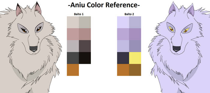 Aniu Color Reference