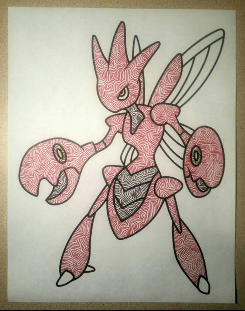 Scizor Coloring Page by peacein17 on DeviantArt
