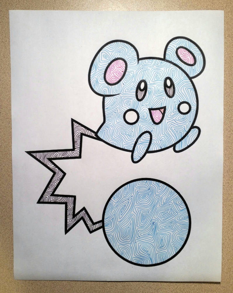 Azurill Coloring Page by peacein17 on DeviantArt