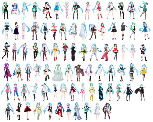 TDA x PDF Miku Models [DOWNLOAD]