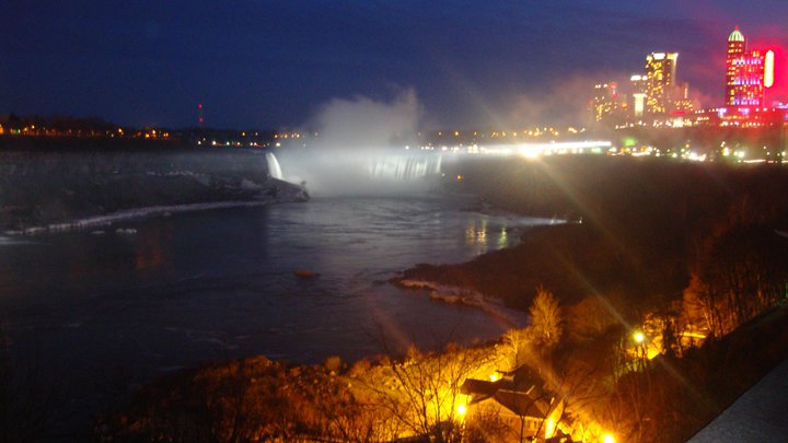 Niagra Falls at Night