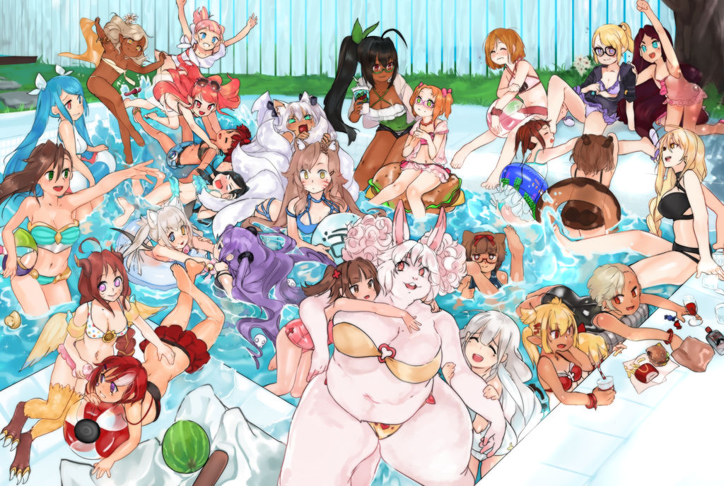 Xpool Oc OC Collab: POOL PARTY by HEARTZMD on DeviantArt