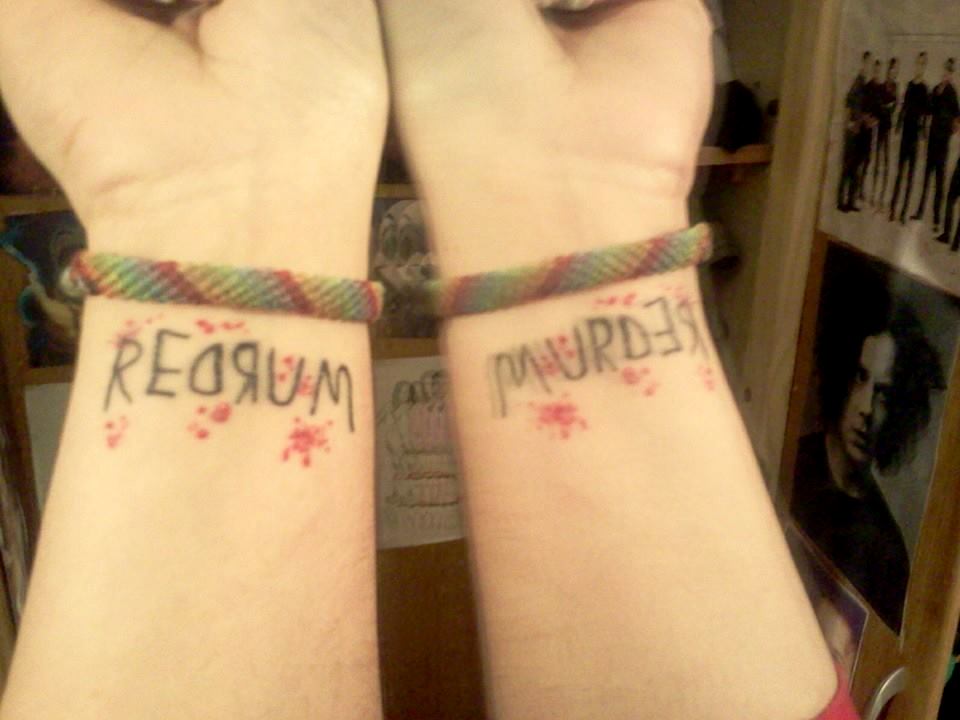 The Shining REDRUM tattoo by RoxKiller on DeviantArt