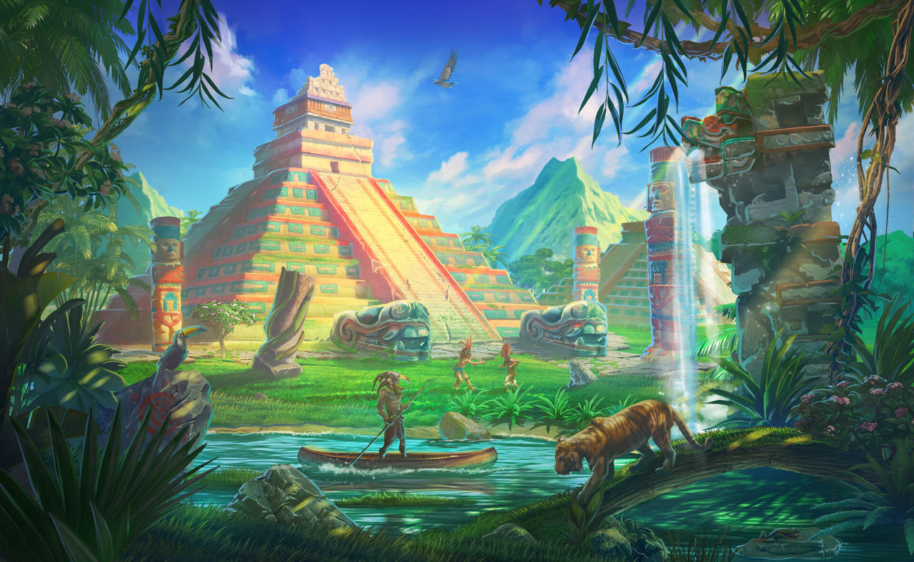 Aztec City by IlijaMandic on DeviantArt