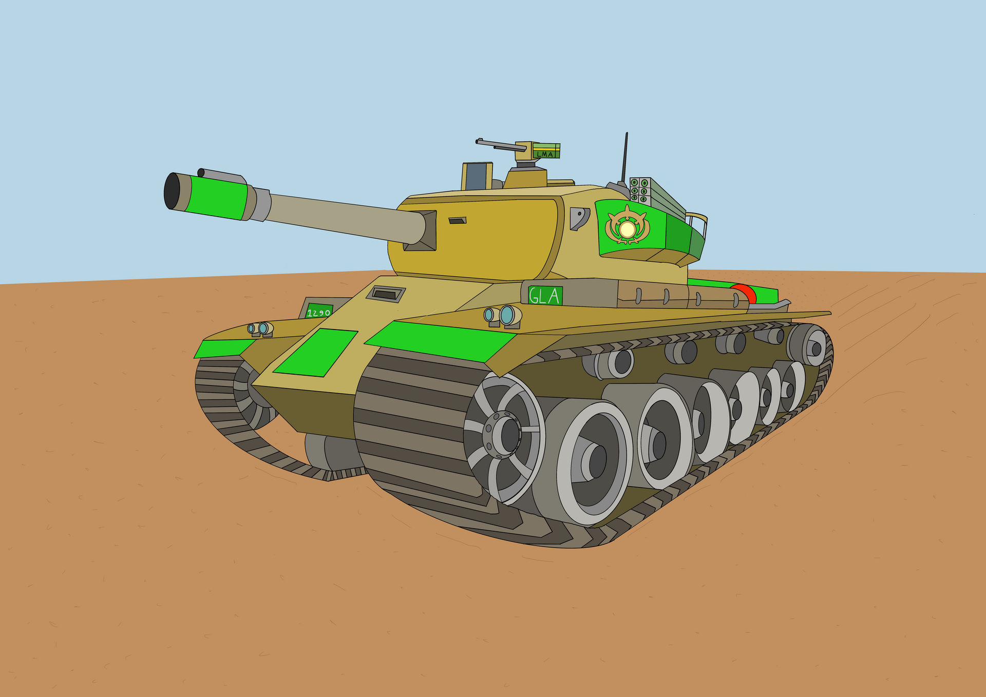 Command And Conquer Generals GLA Scorpion Tank II By UprisingStar On command-and-conquer-generals-gla-scorpion-tank-ii-by-uprisingstar-on