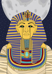 Amenhotep the Dark priest of undead: under moon