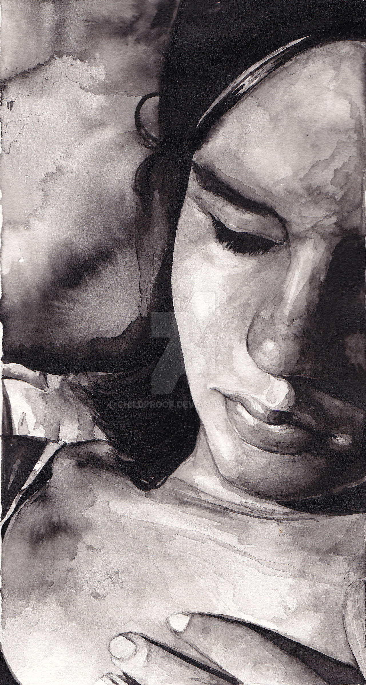 self portrait with ink..mmm...