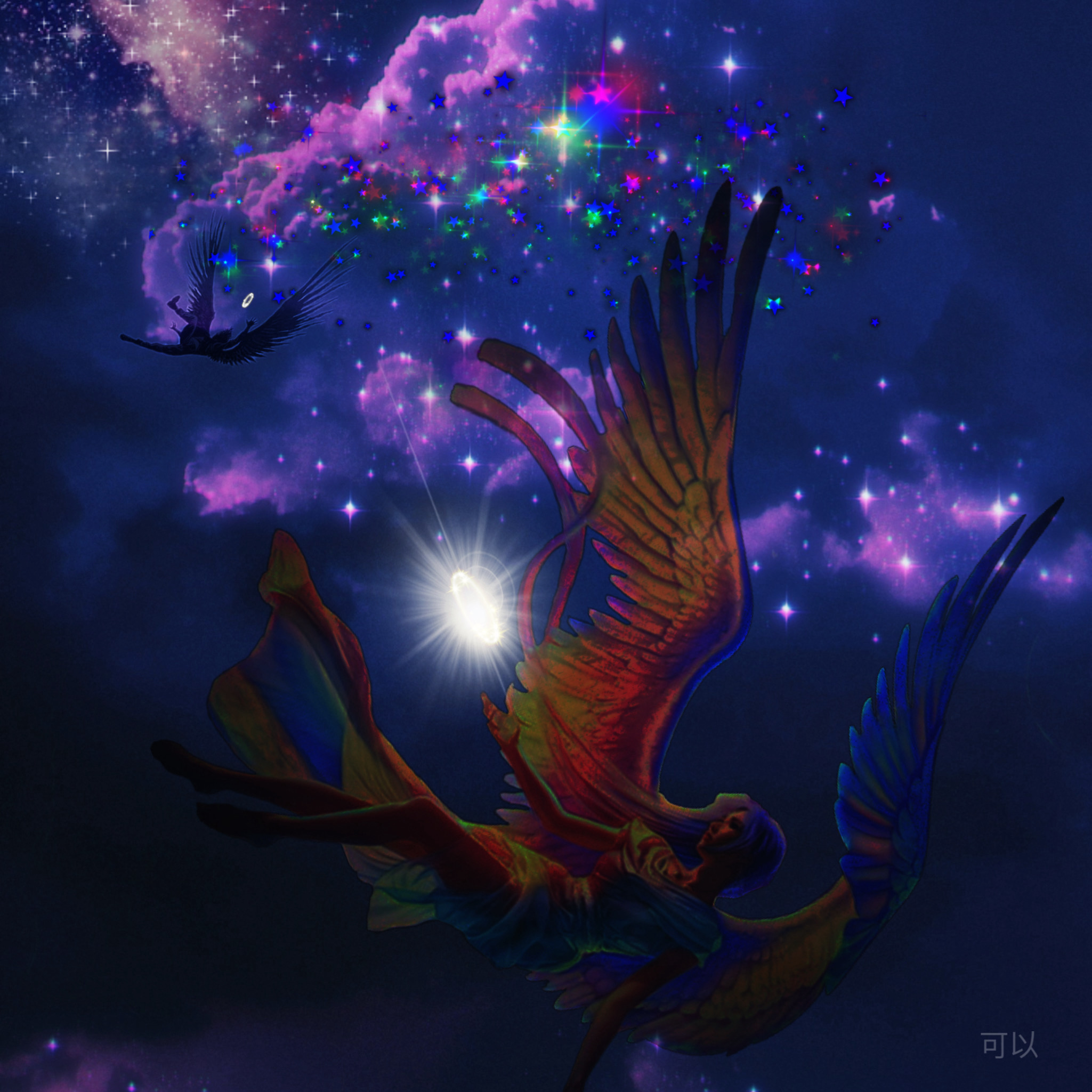 Two Angel Falling Angels falling by 3spics on DeviantArt