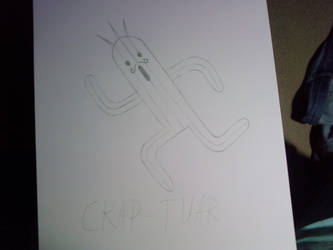 Iron artist day 7: Poorly Drawn Cactuar