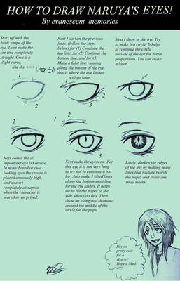 How To Draw Naruya's Eyes