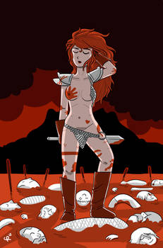 Red Sonja is tired