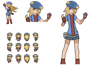 Pokemon shining wish female protagonist WIP